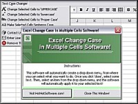   Get Excel change case in multiple cells to uppercase lowercase or proper case