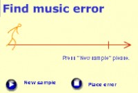   Find melody error