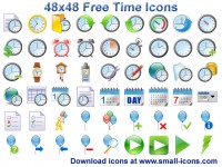   48x48 Free Time Icons