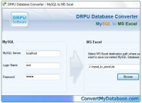   MySQL to MS Excel Database Converter