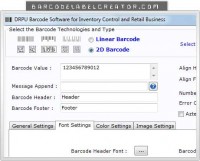   Inventory Barcode Label Creator