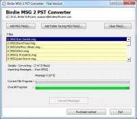   Batch MSG to PST Converter