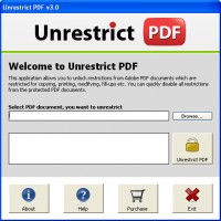   Removal of PDF Restrictions