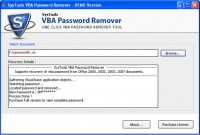   Lost VBA Project Password Recovery