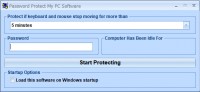   Password Protect My PC Software