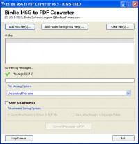   Convert Outlook MSG to PDF