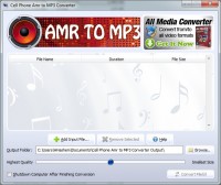   Cell Phone Amr to mp3 Converter