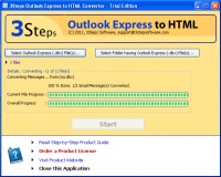   3Steps Outlook Express to HTML Converter