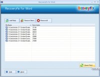   Microsoft Word Recovery