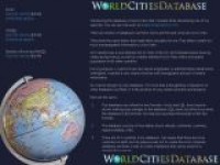   World Cities Database - MySQL