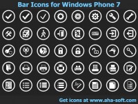   App Bar Icons for Windows Phone 7