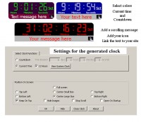 Скачать бесплатно TimeUntil Digital Clock Generator