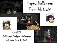   Spooky Haunted House Halloween Wallpaper