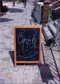   BHD Cool Open Sign Puzzle