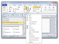   Tabs for Visio