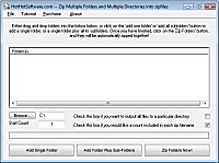   Get Zip Multiple Folders and Multiple Directories into zipfiles