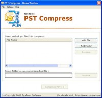   Compress PST File