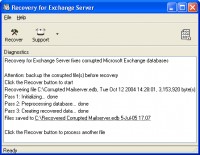   Exchange Recovery Wizard