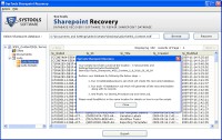   SharePoint File Restore Program