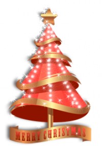   Golden Christmas Tree