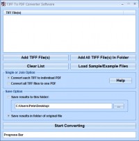   TIFF To PDF Converter Software