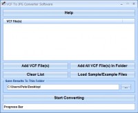   VCF To JPG Converter Software