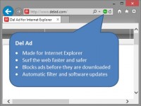 Скачать бесплатно Del Ad for Internet Explorer