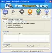   CrackPDF Word Password Finder