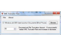   XML Truncator-Fixer