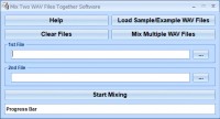   Mix Two WAV Files Together Software