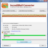   Transferring IncrediMail Files