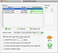   VeryPDF PDF Splitter for Mac