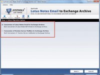  Migrate NSF to Exchange Archive