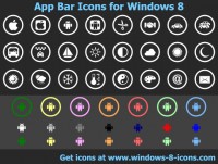   App Bar Icons for Windows 8