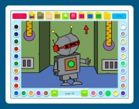   Coloring Book 14: Robots