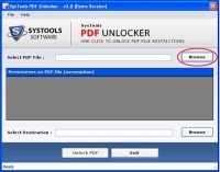   Remove Security from PDF Document