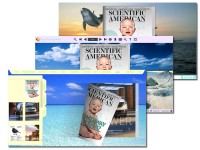   Page Turning Book Theme for Ocean Style