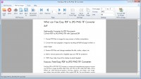   Free Easy PDF to JPG PNG TIF Converter