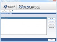   EPUB To PDF Application