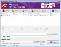   Replace pages in pdf
