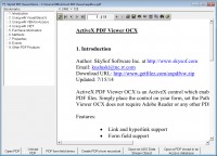   ActiveX PDF Viewer