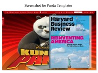   Panda Template for Flip Book