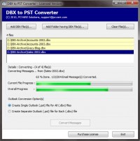   Import DBX to PST