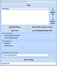   Join Multiple PNG Files Into One Software