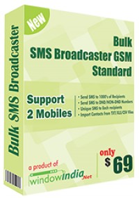   Bulk SMS Broadcaster GSM Standard
