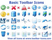   Einfache Toolbar Icons