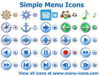   Simple Menu Icons