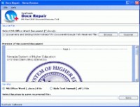   Corrupt Docx File Recovery Software