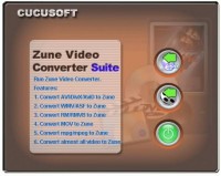   CUCUS0FT - Video + DVD to Zune Converter