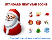   Standard New Year Icons